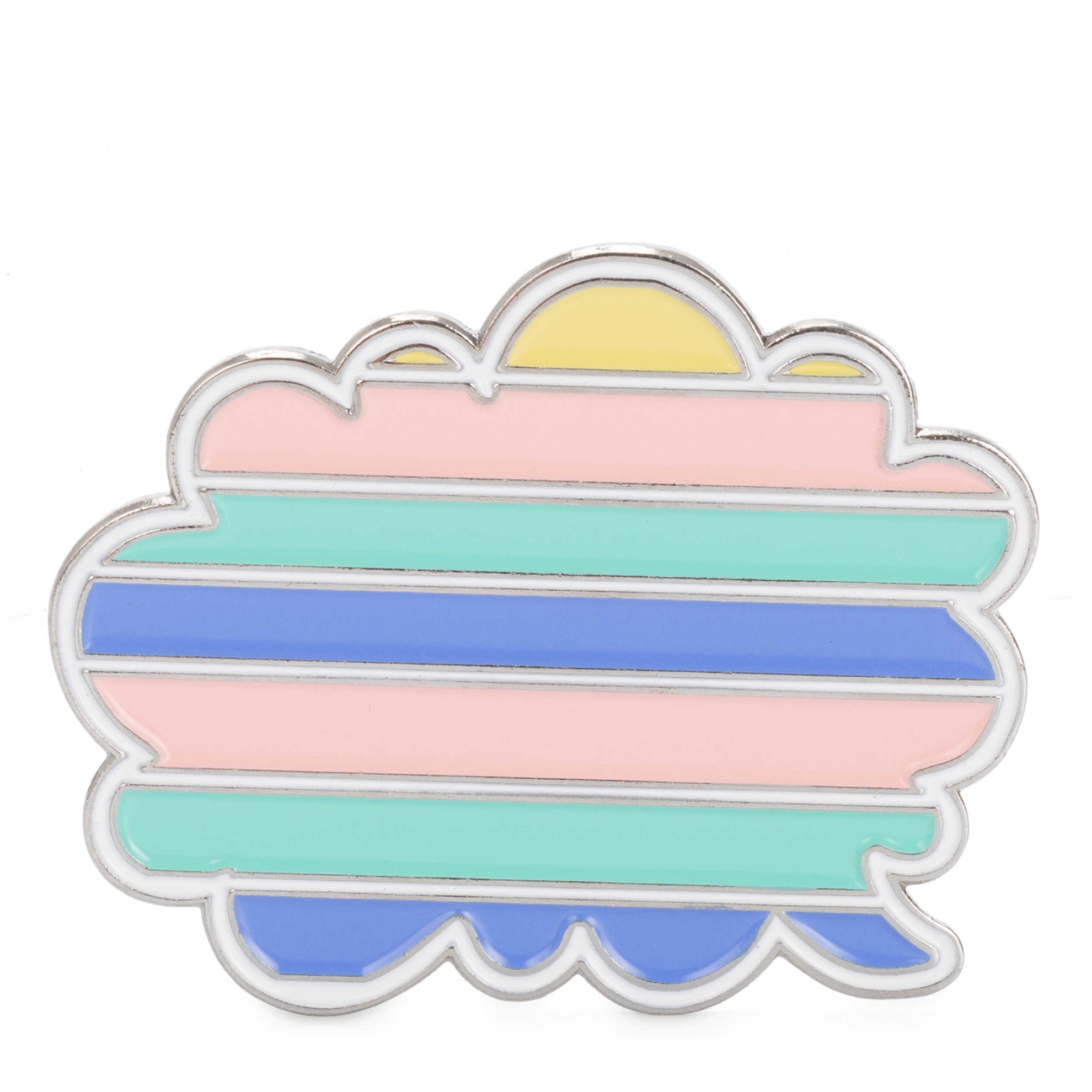 resm Stripy Cloud Pin